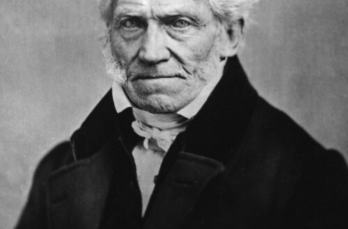 Portrait photograph of the philosopher Arthur Schopenhauer